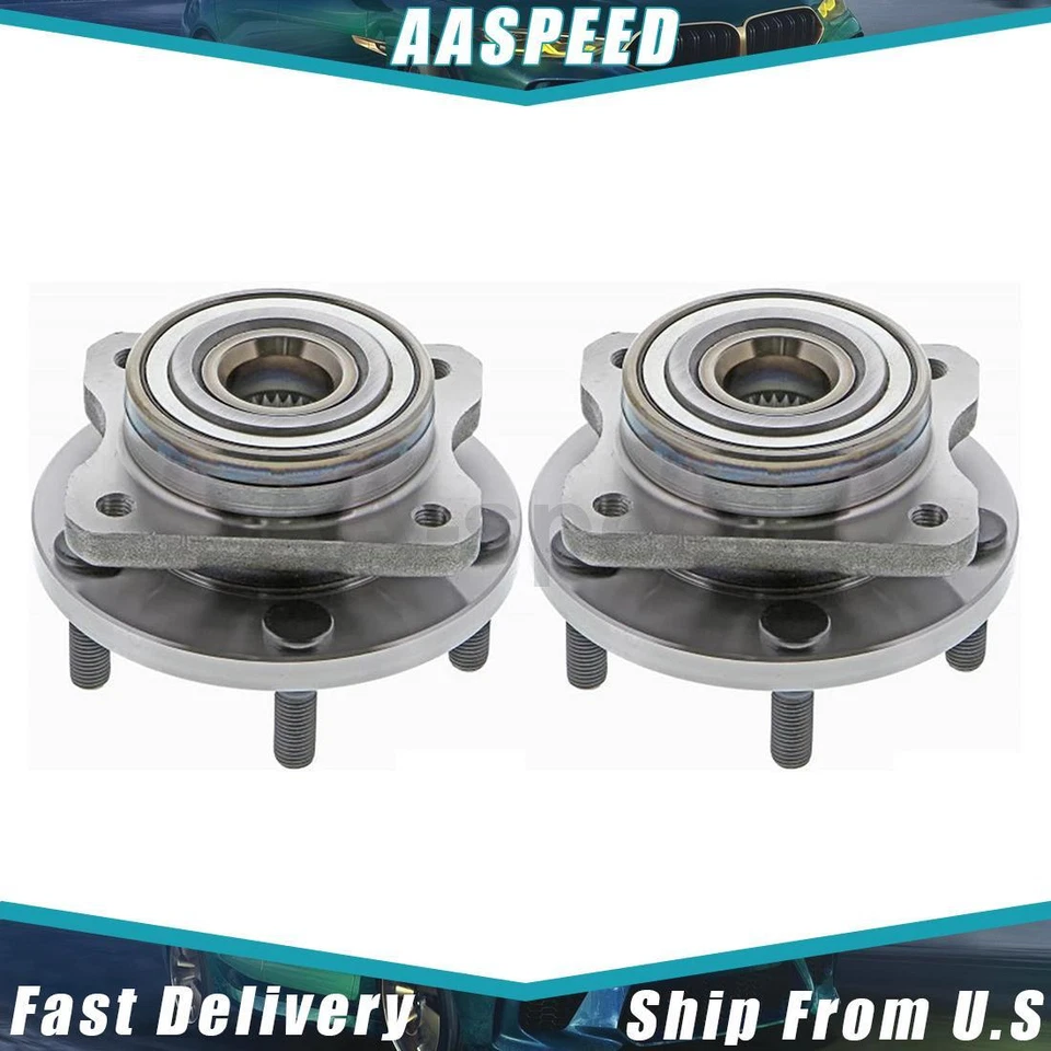 Conjunto de cojinete de rueda y buje delantero para Chrysler Town & Country 1998 1997 1996 Foto 1 de 4