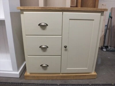SOMERSET PAINTED 2 DOOR 3 DRAWER SIDEBOARD- F&B HOUSE WHITE- BESPOKE AVAILABLE - Image 1 of 4