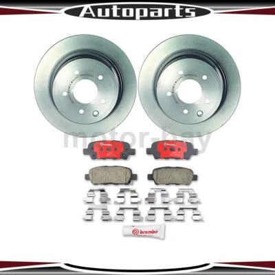 Задние тормозные колодки и роторы для Nissan Altima 2010 2009 2008 2007 2006 2005 2004 - Изображение 1 из 4