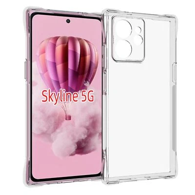 WIGENTO Für HMD Skyline Stoßfeste TPU Handy Schutz Hülle Backcover Transparent Zubehör