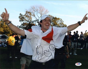 RORY MCILROY SIGNED AUTO'D 11X14 PHOTO PSA/DNA COA U35541 BRITISH US PGA CHAMP - Picture 1 of 1