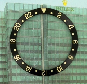Rolex GMT-MASTER II 16713, 16718 original para hombre inserto negro y dorado 2/tono #N16 - Imagen 1 de 7