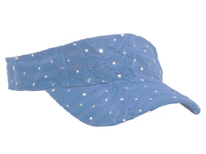 Visera de lentejuelas brillantes - azul claro - Imagen 1 de 4