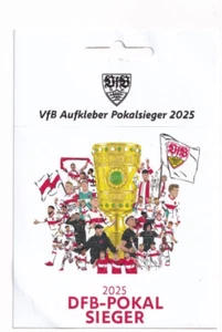 VFB STUTTGART DFB POKAL SIEGER 2024/2025 Sticker Pokalsieger 24/25 Aufkleber NEU - Picture 1 of 2