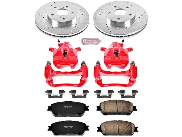 Kit de pastillas de freno delanteras y rotor para Toyota Sienna 2004-2010 2005 2006 2007 KT148SG Foto 1 de 1