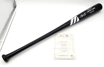 Chipper Jones Autographed Mizuno World Win Professional Bat Black with COA - Image 1 of 4
