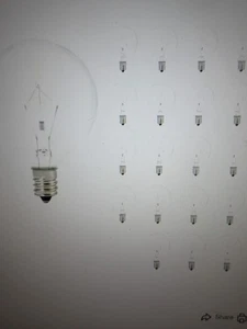 Bulbrite 25-Watt G16.5 Warm White Light Candelabra Base E12 Dimmable Bulb 20PK - Picture 1 of 7