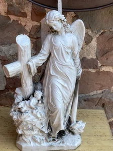 Antiquitäten Kunst ca. 200 Jahre alter Grabengel. 53 cm. Einmalige Gelegenheit!  - Bild 1 von 5