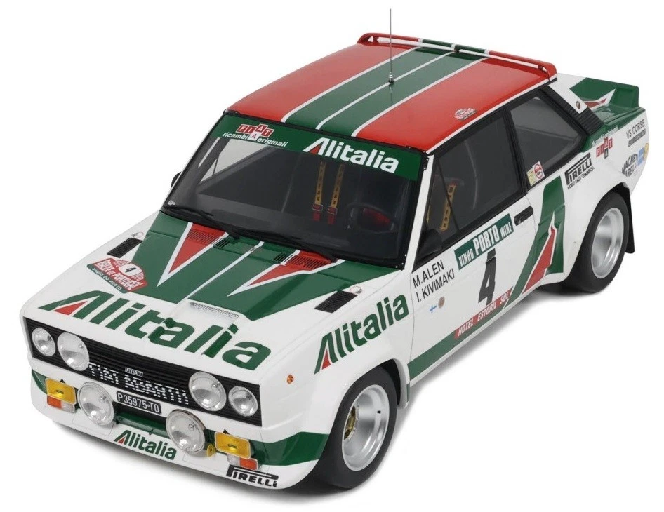 Automobili G093 1:12 FIAT 131 ABARTH BIANCA M.ALEN RALLYE PORTOGALLO 1978 - Immagine 1 di 1