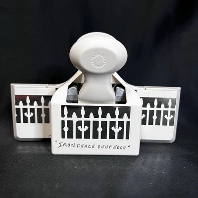 Large Martha Stewart IRON BAT FENCE Deep Edge Hand Punch Halloween Scrapbook - Image 1 of 4