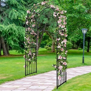 TAUS Garden Arch Trellis Metal Garden for Climbing Plants Wedding Arches - Picture 1 of 5