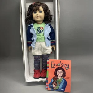 Frühe pensionierte Pleasant Company American Girl Puppe Lindsey Box Treffen Outfit Buch - Bild 1 von 16