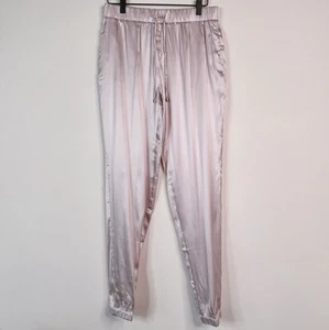 NWT Fabiana Filippi Womens Pants Light Pink Joggers Silk Satin Pastel Size 42 - Picture 1 of 14