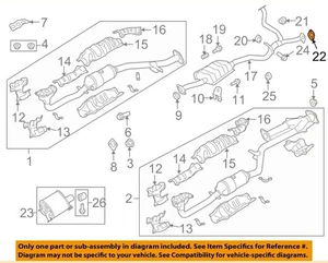 NEW OEM 2005- 14 SUBARU Legacy & OutBack Exhaust-Interned Pipe Gasket 44011AE01A - Picture 1 of 4