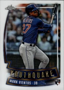 Actualización cromada Topps 2023 Youthquake #YQ-70 Mark Vientos New York Mets - Imagen 1 de 2