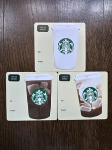 Canada 🇨🇦 Series Starbucks "MINI ESPRESSO 2025 SET" (3) Cards - New No Value - Picture 1 of 1