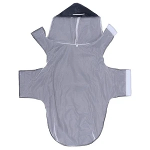 Reflective Hooded Pet Dog Raincoats Big Dogs Waterproof Clothes Dog Raincoat - Picture 1 of 12