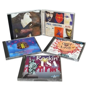 Classic Rock Pop 70s 80s Greatest Hits CD Lot Phil Collins Santana Party Mix - Picture 1 of 12