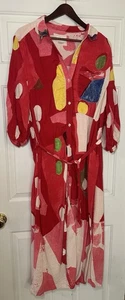 Maeve By Anthropologie Maxikleid bunt gefüttert Größe L - Bild 1 von 6