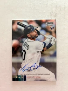 Tarjeta de novato Topps Stadium Club CROMA Tim Lopes autógrafo firmado automáticamente 2020 RC - Imagen 1 de 1