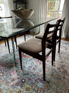MCM Mid Century Modern Dining Chairs Set Of 4 - Picture 1 of 9