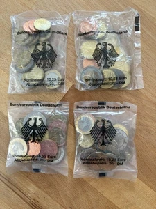 4er Set: Euro Starter Kit 2001 Deutschland *ORIGINAL und UNGEÖFFNET* Selten! - Bild 1 von 2