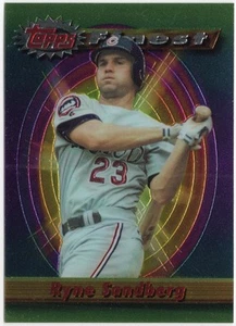 TL1166 1994 Topps Finest #210 Ryne Sandberg Chicago Cubs - Imagen 1 de 2