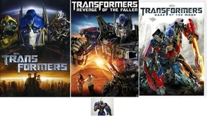 TRANSFORMERS One 1 Two 2 REVENGE OF THE FALLEN Three 3 DARK SIDE OF THE MOON New - Picture 1 of 5
