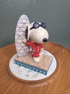 Jim Shore Peanuts Joe Cool Surf's Up 2016 - Bild 1 von 11