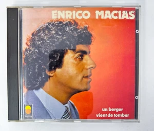 ENRICO MACIAS ~ UN BERGER VIENT DE TOMBER ~ 1981 CD French Algerian - Imagen 1 de 2