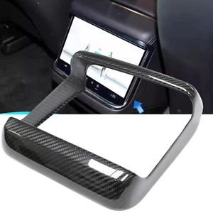 Inner Rear Seat Console Screen Trim Cover For Tesla Model X Long Range 2022-2023 - Picture 1 of 11