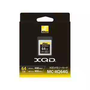 Nikon XQD Memory Card 64GB Black MC-XQ64G From Japan New - Picture 1 of 3
