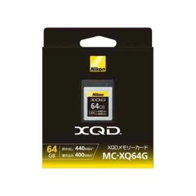 Nikon XQD Memory Card 64GB Black MC-XQ64G From Japan New - Image 1 of 3