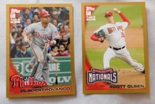 2010 Topps Update GOLD #/2010 Baseball Card Pick one