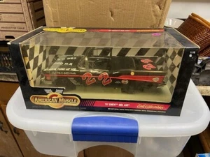 1957 Chevrolet Chevy Bel-Air Fireball Roberts Car 1/18 American Muscle NIB Box - Picture 1 of 7
