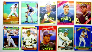 Bobby Bonilla Baseball Card Lot of 10 Cards - Pittsburgh Pirates Vtg - Lot #34B - Picture 1 of 7