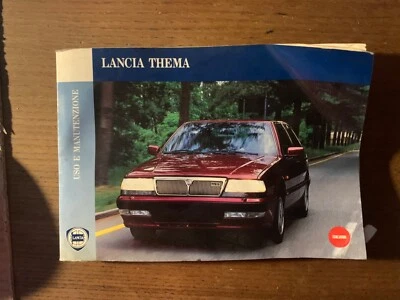 Libretto uso e manutenzione Lancia Thema III serie - Immagine 1 di 3
