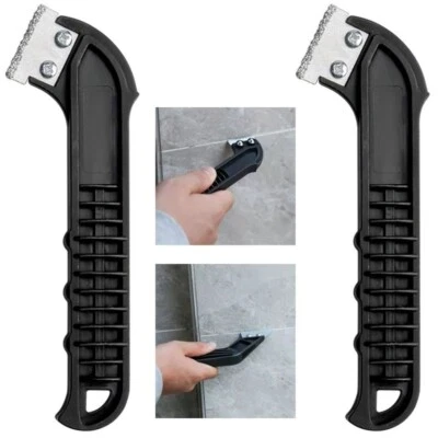 2 PACK Tungsten Carbide Grout Remover Cleaner Scraper Tool Wall Floor Tiles NEW - Image 1 of 4