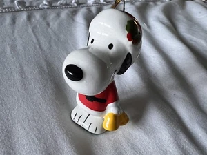 Vintage United Feature Syndicate Santa Snoopy Bell Ringer Ornament 1958 - Picture 1 of 9