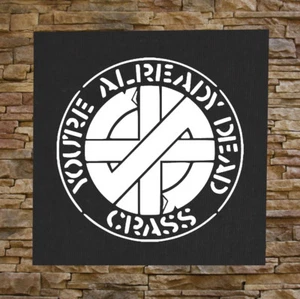 Parche Crass Back Amebix Anti Cimex Fobia Antisect Crust Punk Disrupt Doom Filth - Imagen 1 de 4