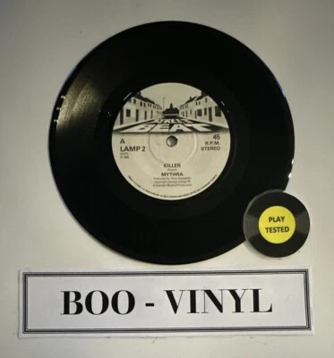 Mythra. The Death & Destiny EP. 7" Vinyl LAMP 2 Heavy Metal VG+ - Image 1 of 4