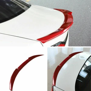 2019-2023 For Toyota Corolla Sedan Gloss Red Rear Trunk Spoiler Lip Tail Wing - Picture 1 of 6