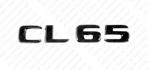 1X New Gloss Black Emblem Trunk Lid Logo Letters for Mercedes-Benz CL65 AMG C216 - Picture 1 of 4