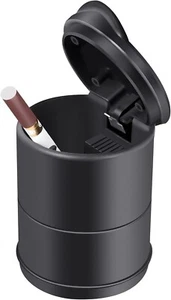 Portable Car Ash Tray With Lid Smell Proof Cigarette Ashtray Cup Holder for T... - Picture 1 of 7