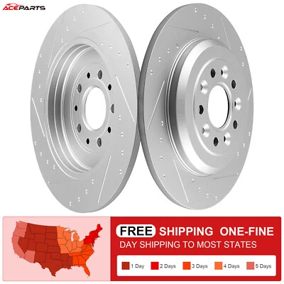REAR BRAKE ROTORS FITTING FOR GMC SONOMA CHEVROLET S10 ISUZU HOMBRE - Изображение 1 из 4