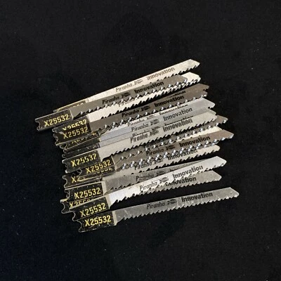 20 Piranha Innovation X25532 'U' Shank Jigsaw Blades. Curve Cut in Wood <25mm - Image 1 of 3