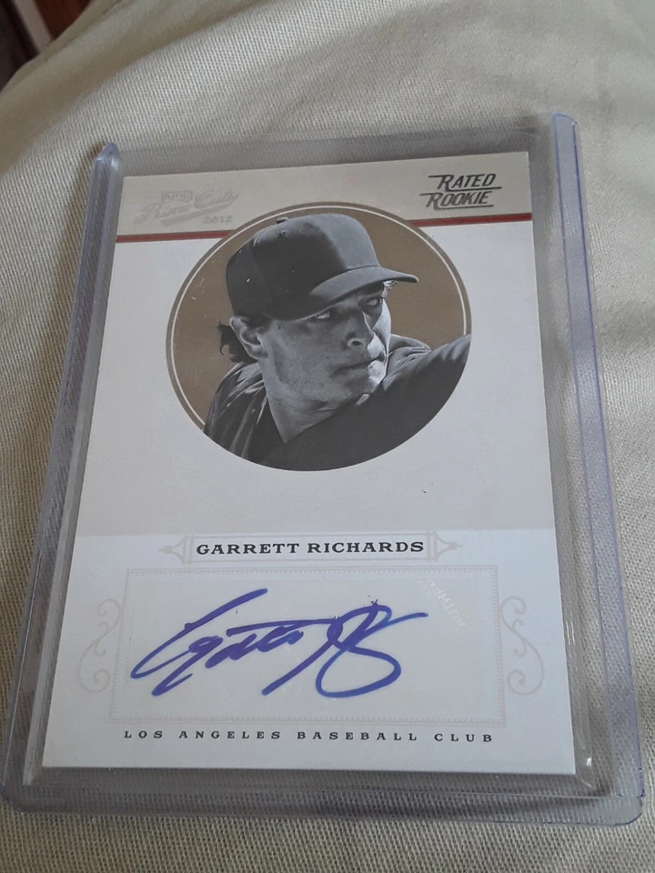 Garrett Richards SP Rookie Auto 2012 Panini Prime Cuts Boston Red Sox - Image 1 of 2