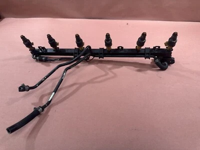 Riel inyector de combustible del motor BMW E34 535I E24 635CSI E32 735I 3,5 L M30 OEM #90216 Foto 1 de 4