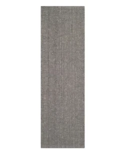 SAFAVIEH Natural Fiber Light Gray 2.6''ft. x 14 ft. Solid Runner Rug - Picture 1 of 7