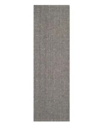 SAFAVIEH Natural Fiber Light Gray 2.6''ft. x 14 ft. Solid Runner Rug - Image 1 of 4